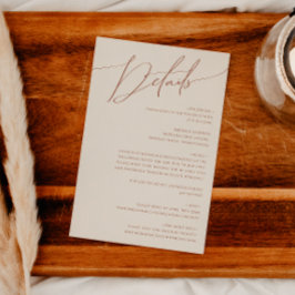 砂漠お洒落 |ベージュ詳細 エンクロージャーカード