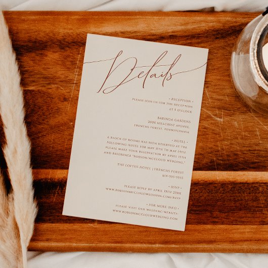 砂漠お洒落 |ベージュ詳細 エンクロージャーカード