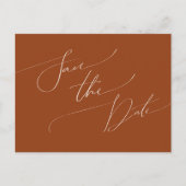 砂漠お洒落 |日付はがきを錆び付けて保存 インビテーションポストカード (正面)