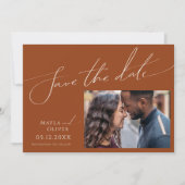 砂漠お洒落 | Terracotta写真水平 セーブザデート (正面)