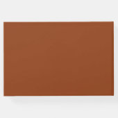 砂漠お洒落 | Terracotta結婚のゲストブック ゲストブック (裏面)