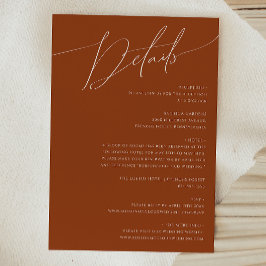 砂漠お洒落 | Terracotta詳細 エンクロージャーカード