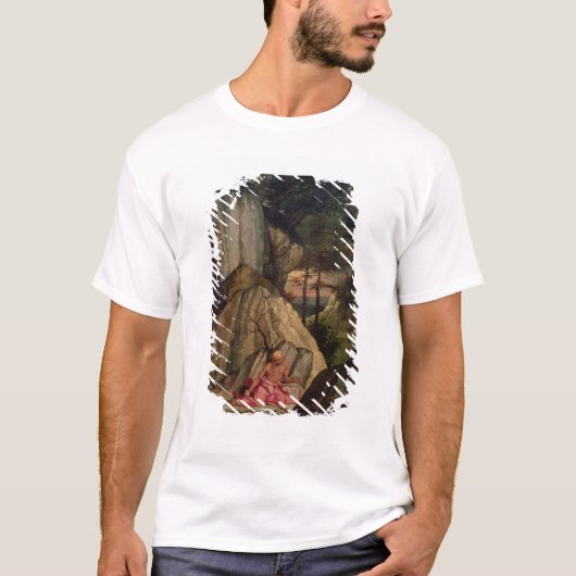 砂漠でめい想するSt Jerome 1506年 Tシャツ (正面)