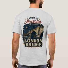 砂漠でロンドン橋を発見 Tシャツ