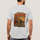 砂漠でロンドン橋を発見 Tシャツ (裏面)