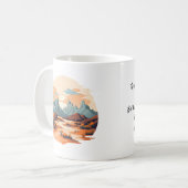 砂漠と詩 コーヒーマグカップ (正面左)