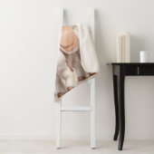 砂漠にサドルを持つラマ シェルパブランケット (インサイチュ)