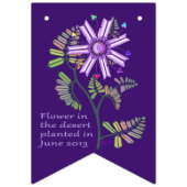 砂漠に生える花 バンティングフラッグ (第1の旗)