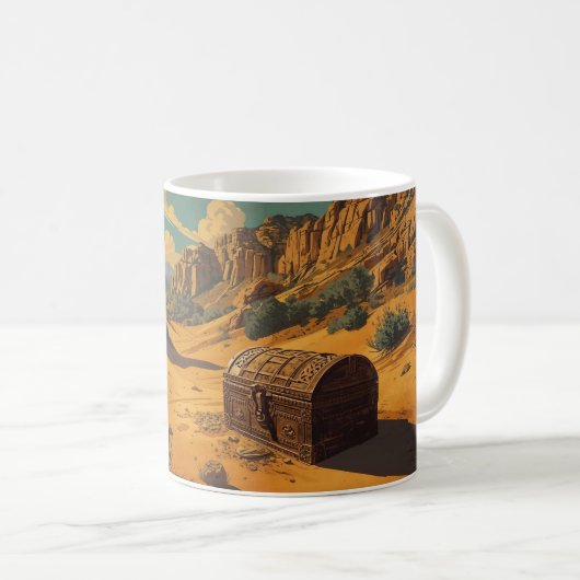 砂漠に眠る失われた宝 コーヒーマグカップ (正面右)