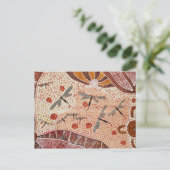 砂漠のはがきのトンボ ポストカード (スタンド正面)