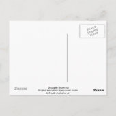 砂漠のはがきのトンボ ポストカード (裏面)