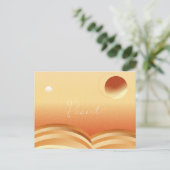 砂漠のはがき ポストカード (スタンド正面)