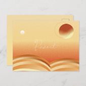 砂漠のはがき ポストカード (正面/裏面)