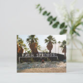 砂漠のはがき#1の挨拶 ポストカード (スタンド正面)