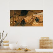 砂漠のアラブ人， 1871 ポスター (キッチン)