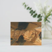 砂漠のアラブ人, 1871 ポストカード (スタンド正面)