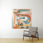 砂漠のアーチ – モダン抽象芸術・アーキテクチャ タペストリー (インサイチュ(横))