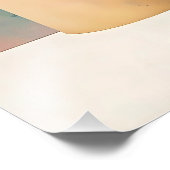 砂漠のアーチ – モダン抽象芸術・アーキテクチャ フォトプリント (角)