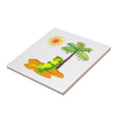 砂漠のイグアナ タイル (側面)