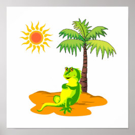 砂漠のイグアナ ポスター