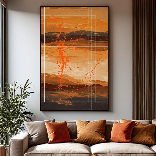 砂漠のエコー キャンバスプリント