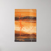 砂漠のエコー キャンバスプリント (正面)