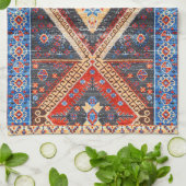 砂漠のエコー：南西ボホ伝統 キッチンタオル (折り畳み)