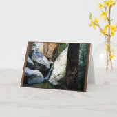 砂漠のオアシス カード (黄色い花)