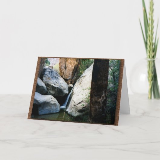 砂漠のオアシス カード (正面)