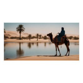 砂漠のオアシス ポスター