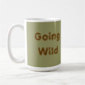 砂漠のオオツノヒツジのファインアートのマグ コーヒーマグカップ (左)