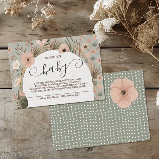 砂漠のオシャレなベビー絵本 エンクロージャーカード