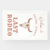 砂漠のカウガール ラスト ロデオ ウェルカム 横断幕 (横)