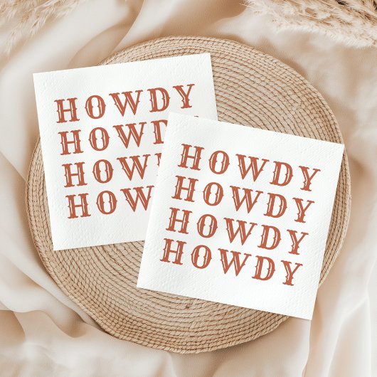 砂漠のカウガール ラスト ロデオ スタンダードカクテルナプキン