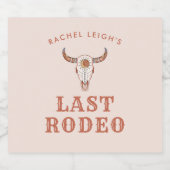 砂漠のカウガール ラスト ロデオ ビールラベル (シングルラベル)