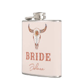 砂漠のカウガール ラスト ロデオ ブライド フラスク (左)