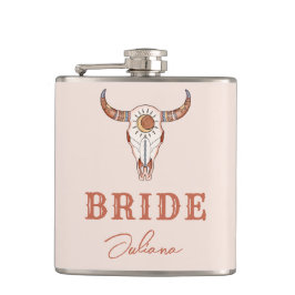 砂漠のカウガール ラスト ロデオ ブライド フラスク