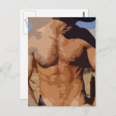 砂漠のカウボーイ ポストカード (正面/裏面)