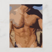 砂漠のカウボーイ ポストカード (正面)