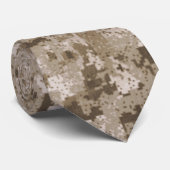 砂漠のカムフラージュのタイ ネクタイ (ロール)