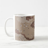 砂漠のカムフラージュのマグ コーヒーマグカップ (左)