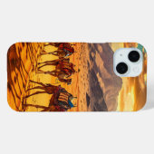 砂漠のカメルキャラバン Case-Mate iPhoneケース (裏面 (横))