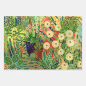 砂漠のガーデンラッピング紙フラットシートセット3 ラッピングペーパーシート (正面2)