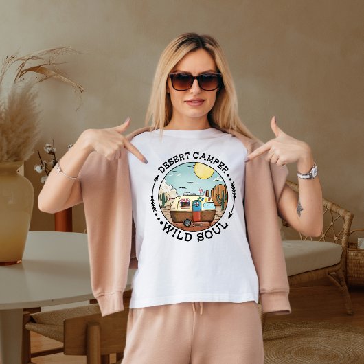 砂漠のキャンパー　ワイルドソウル Tシャツ