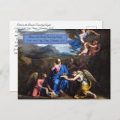 砂漠のキリスト ポストカード (正面/裏面)