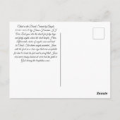 砂漠のキリスト ポストカード (裏面)