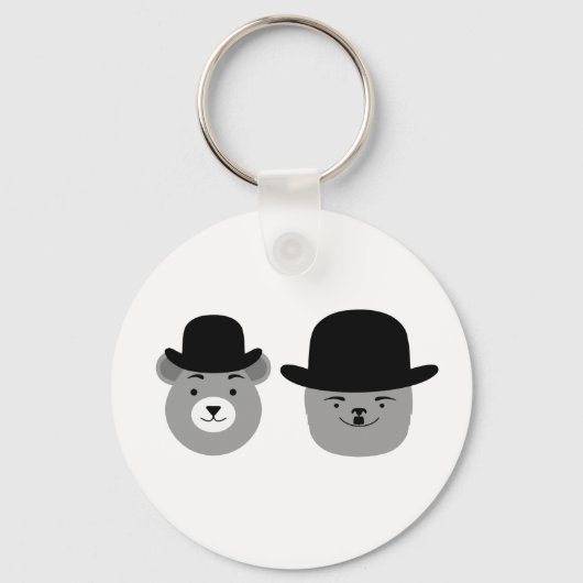 砂漠のクマ キーホルダー (正面)