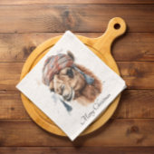 砂漠のクリスマスの喜びカスタム、 スタンダードカクテルナプキン