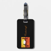 砂漠のサボテンの日没Thunder_Cove ラゲッジタグ (裏面縦)