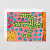 砂漠のサボテン ポストカード (正面/裏面)